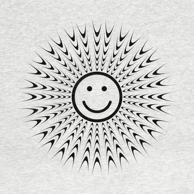 Trippy Smiley Face by SillyShirts